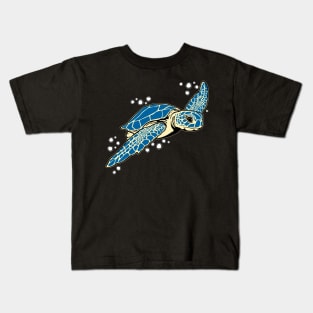 Light Yellow Sea Turtle Kids T-Shirt